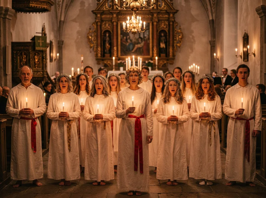 Sankta Lucia-konsert för vuxna i Musikateljén